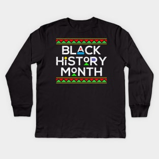 Black History Month - African American Pride Kids Long Sleeve T-Shirt